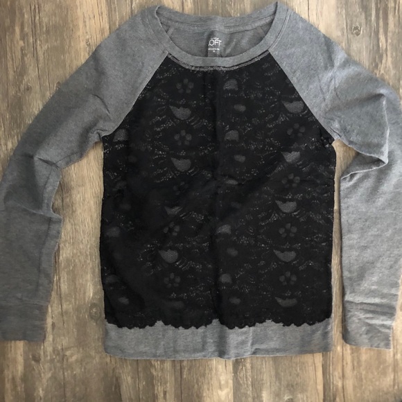 LOFT Tops - LOFT Lace Sweatshirt